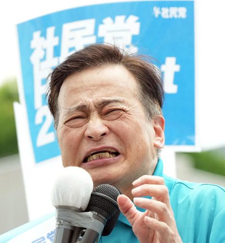 【タレント】ラサール石井氏「社民党も…日本もがけっぷち」　新宿で第一声／比例代表